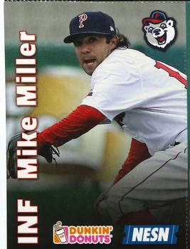 2017 Dunkin' Donuts NESN Pawtucket Red Sox #NNO Mike Miller Front