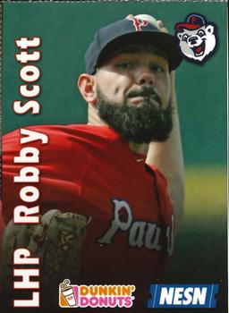 2017 Dunkin' Donuts NESN Pawtucket Red Sox #NNO Robby Scott Front