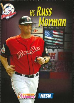 2008 Dunkin' Donuts NESN Pawtucket Red Sox #NNO Russ Morman Front