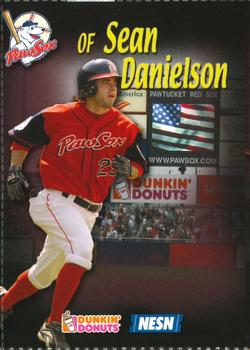 2008 Dunkin' Donuts NESN Pawtucket Red Sox #NNO Sean Danielson Front