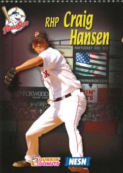 2008 Dunkin' Donuts NESN Pawtucket Red Sox #NNO Craig Hansen Front