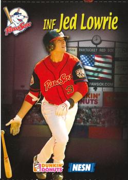 2008 Dunkin' Donuts NESN Pawtucket Red Sox #NNO Jed Lowrie Front