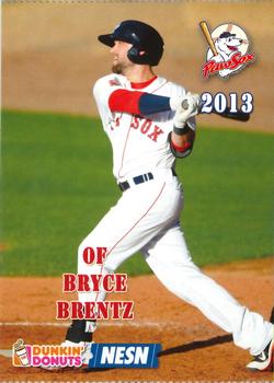 2013 Dunkin' Donuts NESN Pawtucket Red Sox #NNO Bryce Brentz Front