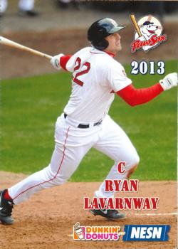 2013 Dunkin' Donuts NESN Pawtucket Red Sox #NNO Ryan Lavarnway Front