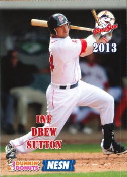 2013 Dunkin' Donuts NESN Pawtucket Red Sox #NNO Drew Sutton Front