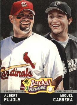 2006 SP Authentic - Baseball Heroes #SPAH-42 Albert Pujols / Miguel Cabrera Front
