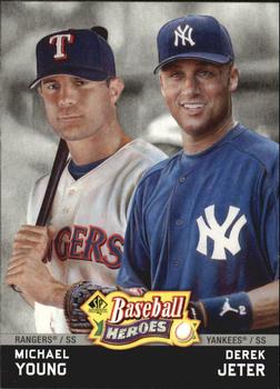 2006 SP Authentic - Baseball Heroes #SPAH-51 Derek Jeter / Michael Young Front