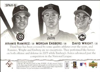 2006 SP Authentic - Baseball Heroes #SPAH-61 Aramis Ramirez / Morgan Ensberg / David Wright Back