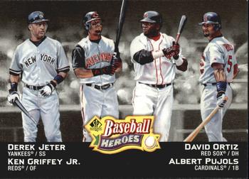 2006 SP Authentic - Baseball Heroes #SPAH-67 Ken Griffey Jr. / Derek Jeter / David Ortiz / Albert Pujols Front