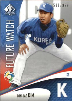 2006 SP Authentic - World Baseball Classic Future Watch #WBC-69 Min Jae Kim Front