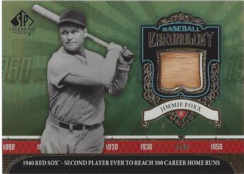 2006 SP Legendary Cuts - Baseball Chronology Materials #BC-JF2 Jimmie Foxx Front
