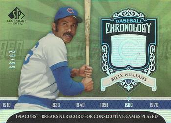 2006 SP Legendary Cuts - Baseball Chronology Platinum #BC-BW Billy Williams Front