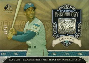 2006 SP Legendary Cuts - Baseball Chronology Platinum #BC-EB2 Ernie Banks Front