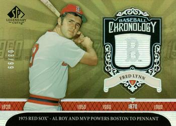 2006 SP Legendary Cuts - Baseball Chronology Platinum #BC-FL Fred Lynn Front