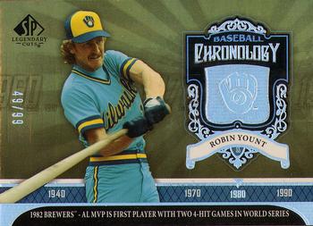 2006 SP Legendary Cuts - Baseball Chronology Platinum #BC-RY Robin Yount Front