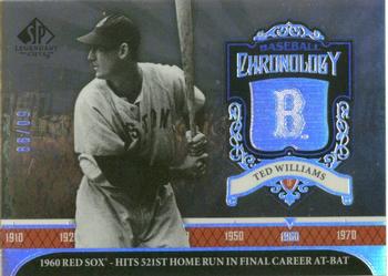 2006 SP Legendary Cuts - Baseball Chronology Platinum #BC-TW Ted Williams Front