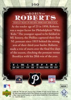 2006 SP Legendary Cuts - Bronze #160 Robin Roberts Back