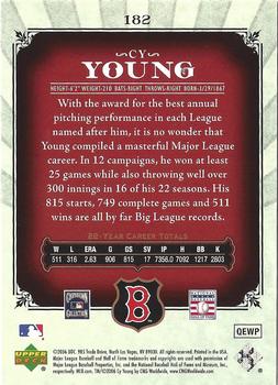 2006 SP Legendary Cuts - Bronze #182 Cy Young Back