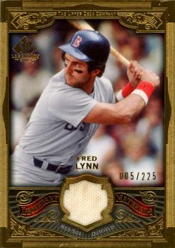 2006 SP Legendary Cuts - Legendary Materials Gold #LM-FL Fred Lynn Front