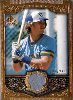 2006 SP Legendary Cuts - Legendary Materials Gold #LM-RY Robin Yount Front