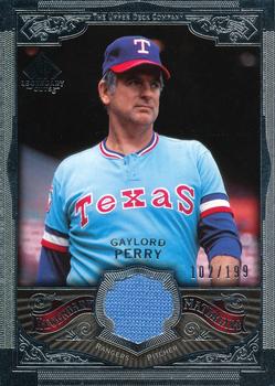 2006 SP Legendary Cuts - Legendary Materials Silver #LM-GP Gaylord Perry Front