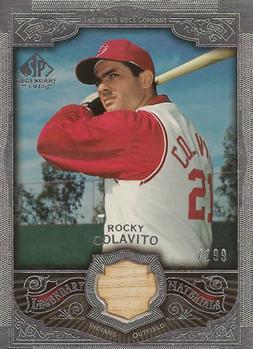 2006 SP Legendary Cuts - Legendary Materials Silver #LM-RC Rocky Colavito Front