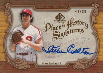 2006 SP Legendary Cuts - Place in History Signatures #PH-SC2 Steve Carlton Front