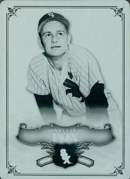 2006 SP Legendary Cuts - Printing Plates Black #59 Nellie Fox Front