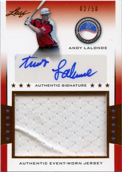 2013 Leaf Power Showcase - Jersey Autograph #JA-ALL Andy LaLonde Front