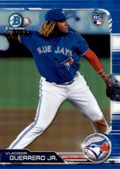 2019 Bowman Chrome - Blue Refractor #73 Vladimir Guerrero Jr. Front