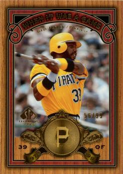 2006 SP Legendary Cuts - When It Was A Game Gold #WG-DP Dave Parker Front