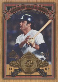 2006 SP Legendary Cuts - When It Was A Game Gold #WG-LP Lou Piniella Front