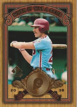 2006 SP Legendary Cuts - When It Was A Game Gold #WG-MS Mike Schmidt Front