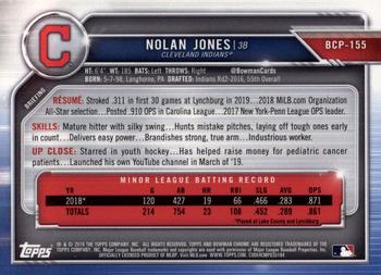 2019 Bowman Chrome - Prospects #BCP-155 Nolan Jones Back