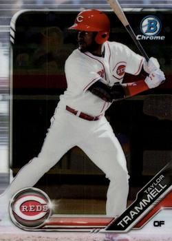 2019 Bowman Chrome - Prospects #BCP-158 Taylor Trammell Front