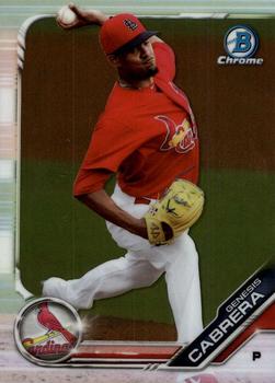 2019 Bowman Chrome - Prospects #BCP-187 Genesis Cabrera Front