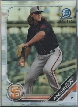2019 Bowman Chrome - Prospects Refractor #BCP-211 Shaun Anderson Front