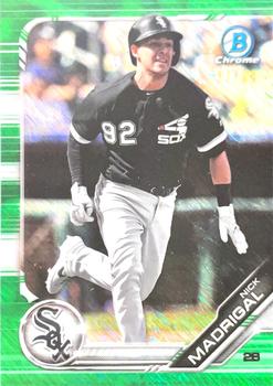 2019 Bowman Chrome - Prospects Green Shimmer Refractor #BCP-173 Nick Madrigal Front