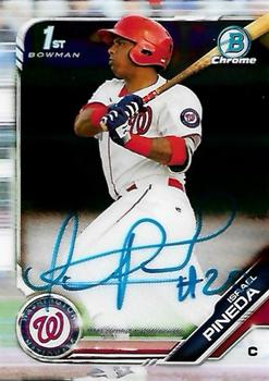 2019 Bowman Chrome - Prospects Autographs #CPA-IP Israel Pineda Front