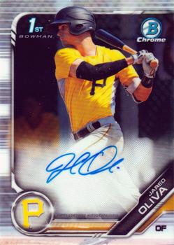2019 Bowman Chrome - Prospects Autographs #CPA-JO Jared Oliva Front