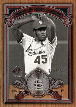 2006 SP Legendary Cuts - When It Was A Game Silver #WG-BG Bob Gibson Front