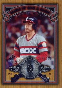 2006 SP Legendary Cuts - When It Was A Game Silver #WG-CF Carlton Fisk Front