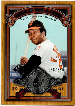 2006 SP Legendary Cuts - When It Was A Game Silver #WG-FR Frank Robinson Front