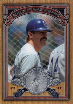 2006 SP Legendary Cuts - When It Was A Game Silver #WG-KI Kirk Gibson Front