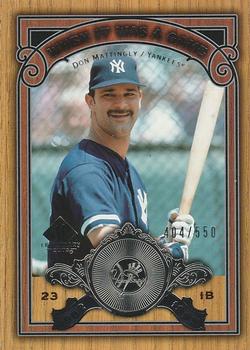2006 SP Legendary Cuts - When It Was A Game Silver #WG-MA Don Mattingly Front
