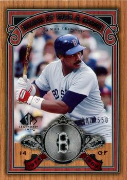 2006 SP Legendary Cuts - When It Was A Game Silver #WG-RI Jim Rice Front