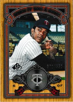 2006 SP Legendary Cuts - When It Was A Game Silver #WG-TO Tony Oliva Front