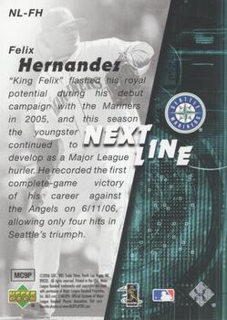 2006 SPx - Next In Line #NL-FH Felix Hernandez Back