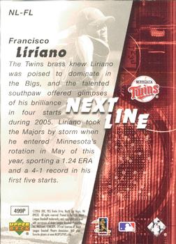 2006 SPx - Next In Line #NL-FL Francisco Liriano Back