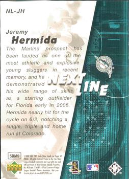 2006 SPx - Next In Line #NL-JH Jeremy Hermida Back